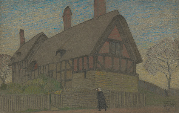 Ann Hathaways cottage Stratford 1918