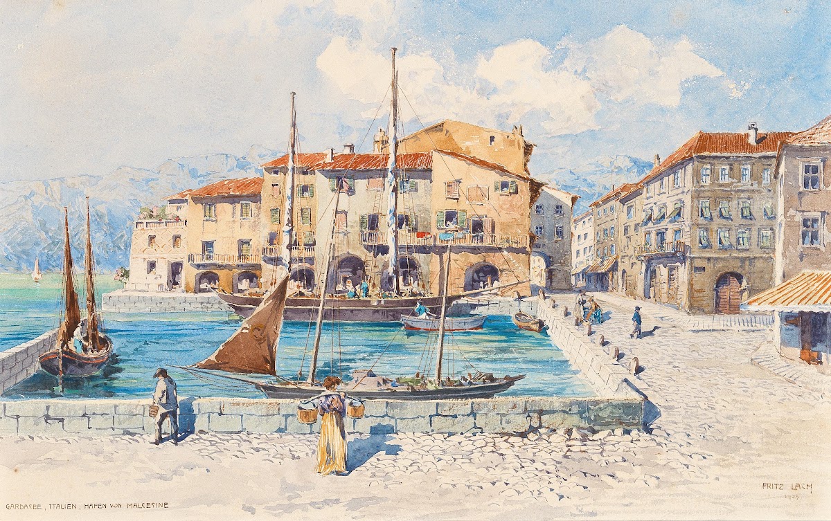 Malcesine Near Gardasee 1903