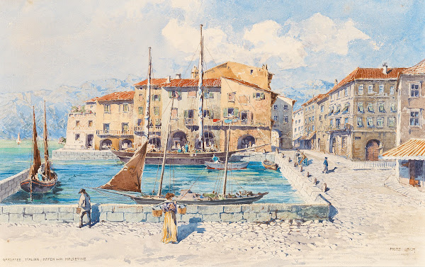 Malcesine Near Gardasee 1903