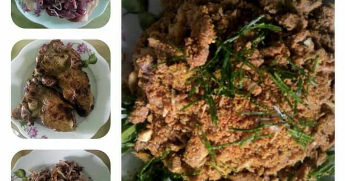 Thịt vịt trộn thính tương!