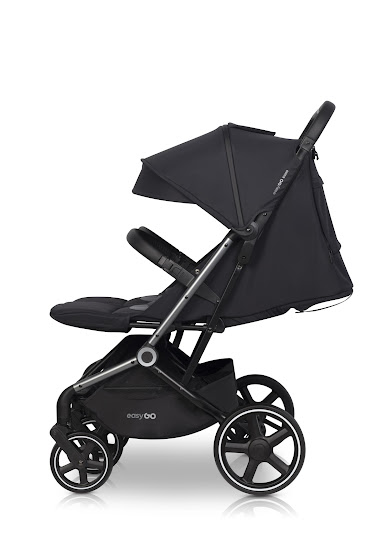 Stroller for twins Easy-Go Echo 2024 black