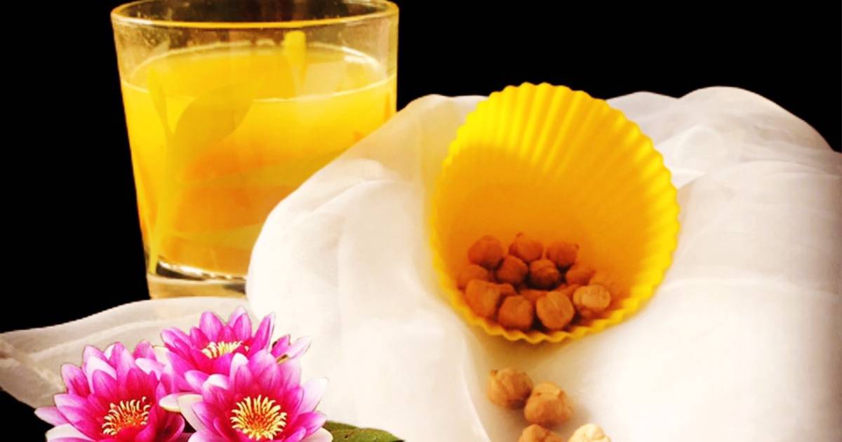 Sữa khoai mật đậu gà lá dứa