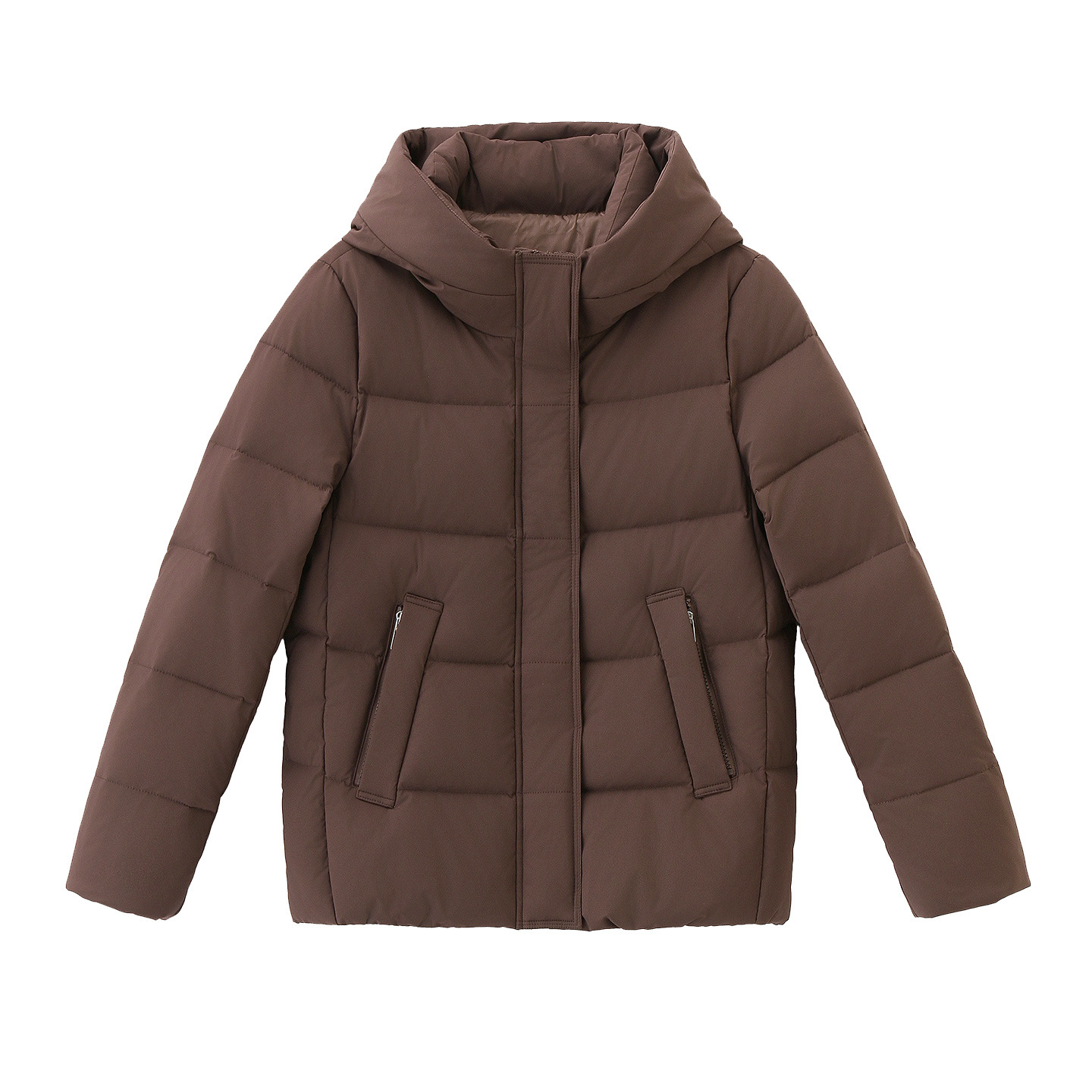 Lange Daunenjacke für Damen, Weißgänsedaunen
