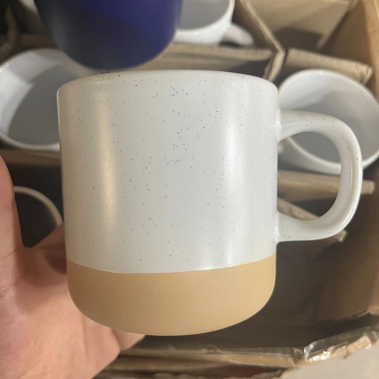 Kaffeetassen-Set, 4 Stück, 450 ml, Keramik