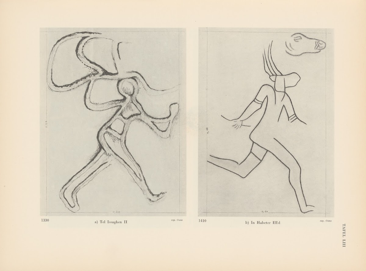 Ekade Ektab die Felsbilder Fezzans Pl50 1937