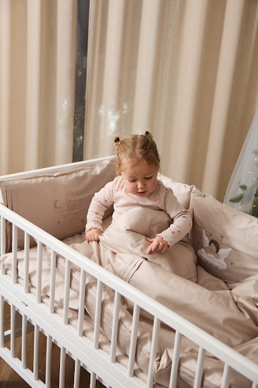 Постільний комплект в дитяче ліжко 6 ел Twins | dolce angel білий