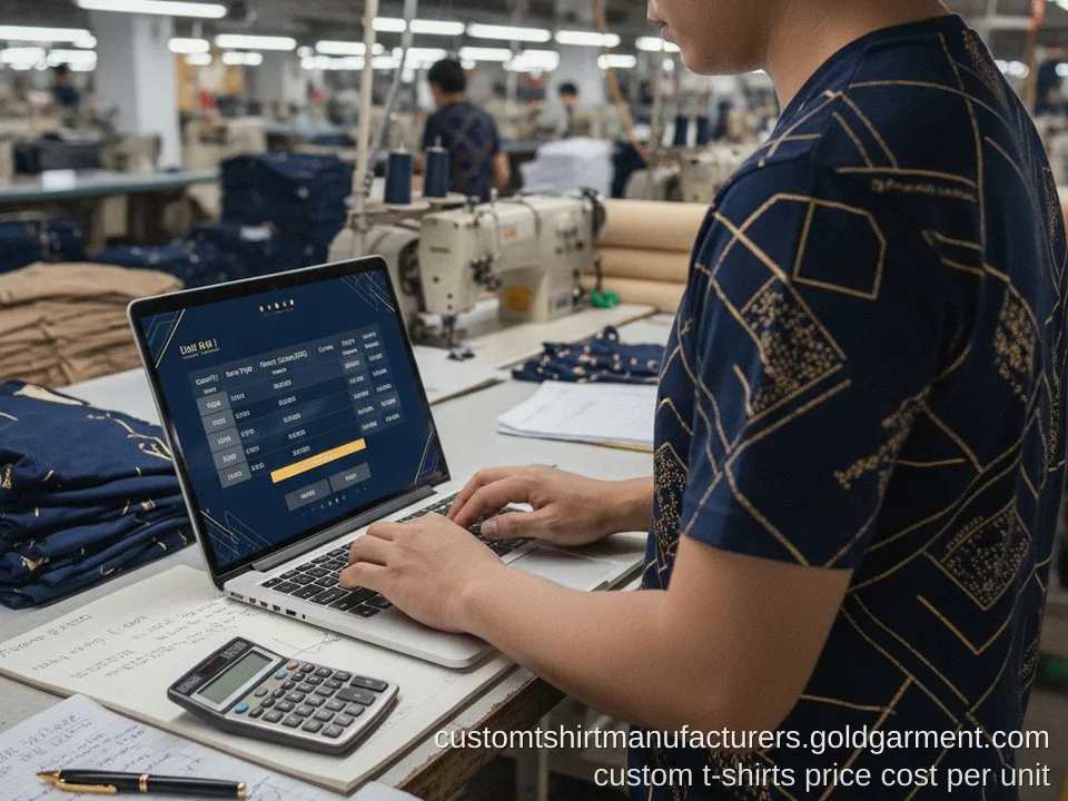 custom t-shirts Pricing Guide: What Affects the Cost Per Unit? - Gold Garment Vietnam