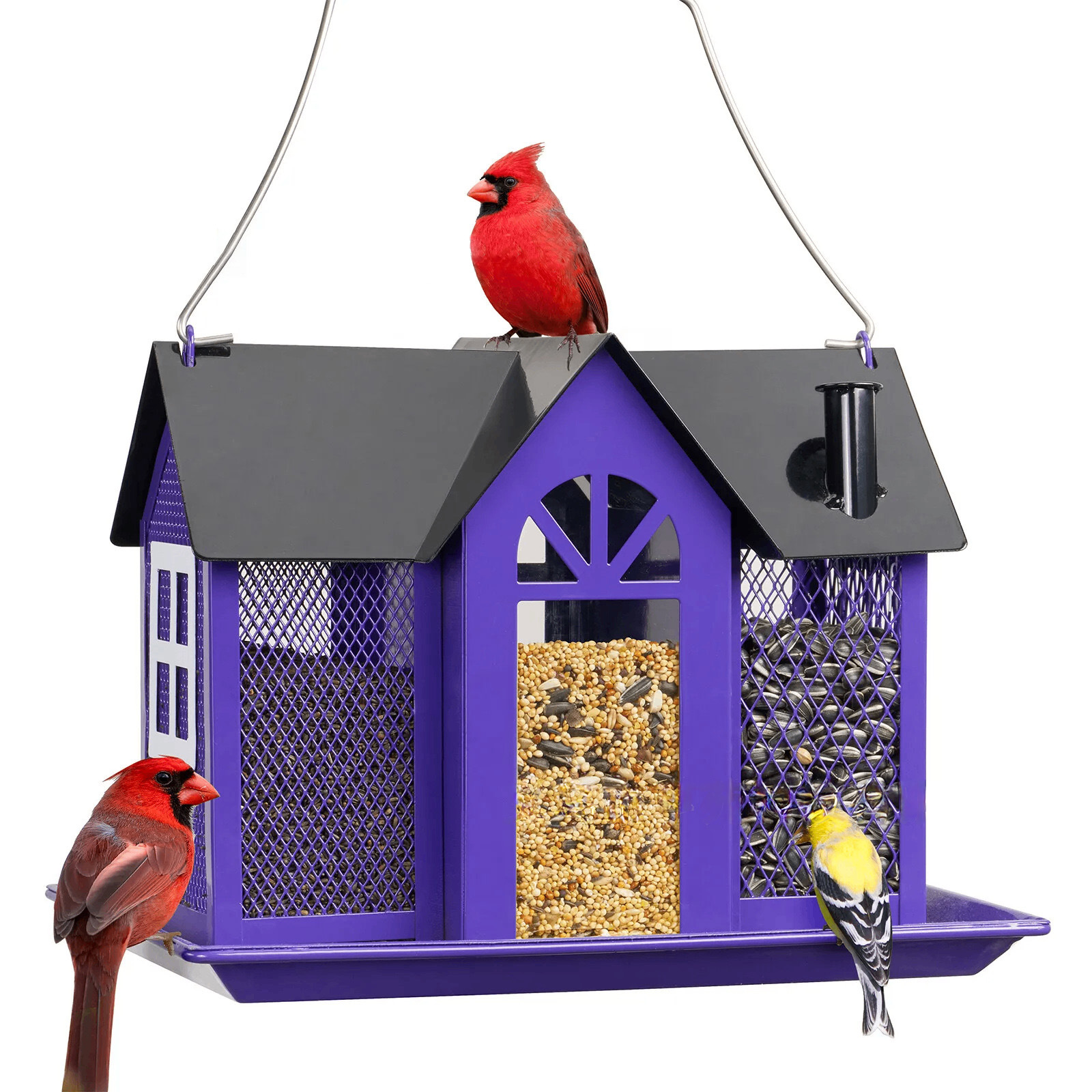 Creative Bird Feeder in House Shape