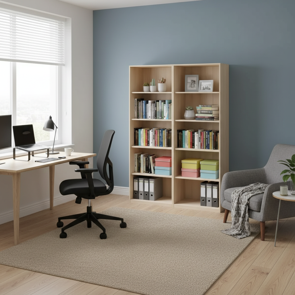 RADAR Color Full Height Medium Open Shelf Cabinet