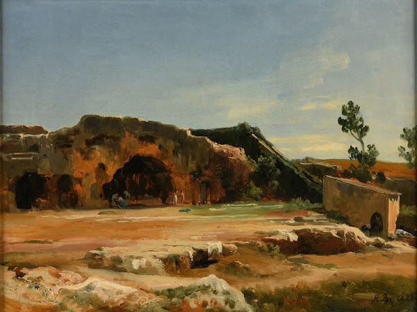 Grotte du Nymphée Syracuse 1828