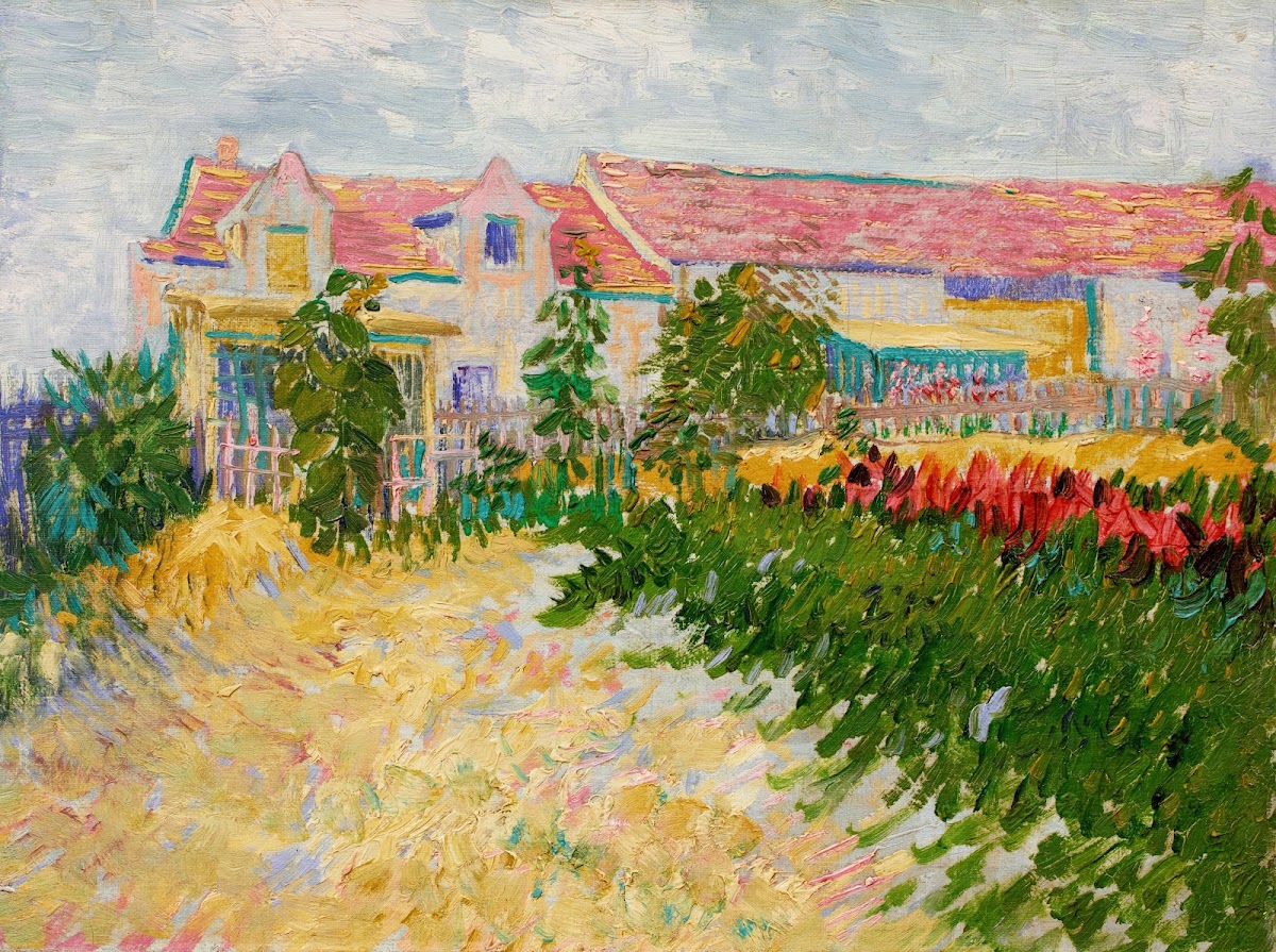 Jardin devant le Mas Debray 1887