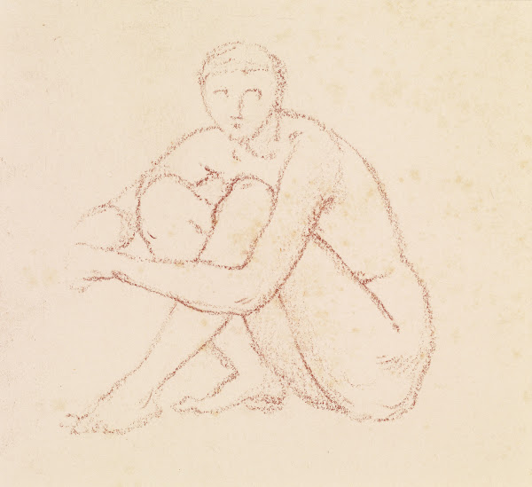 Female Nude  Study of a seated Figure