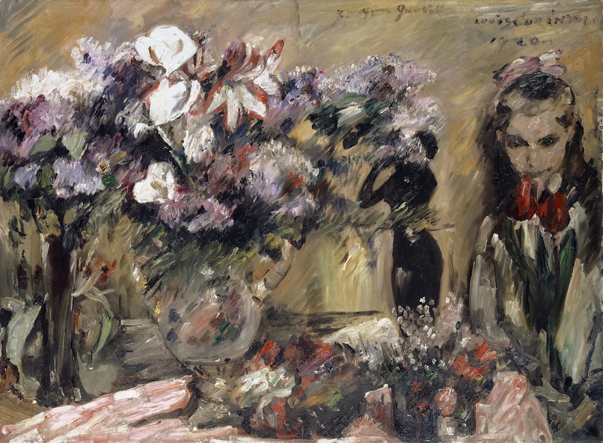 Flowers And Daughter Wilhelmine 1920