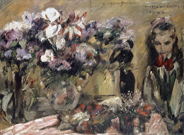 Flowers And Daughter Wilhelmine 1920