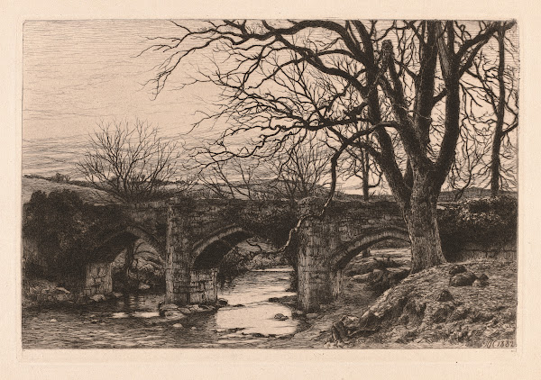 Chagford Bridge 1882