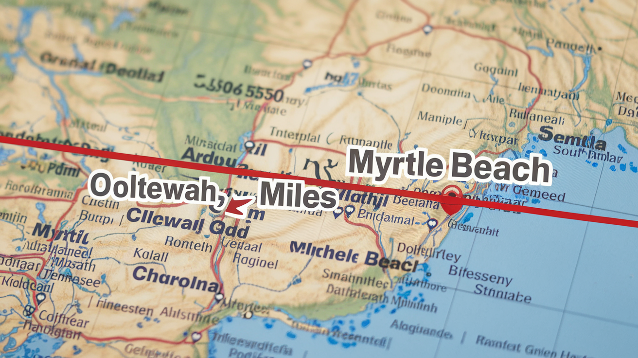 How Far Is Ooltewah from Myrtle Beach? Travel Distance & Tips