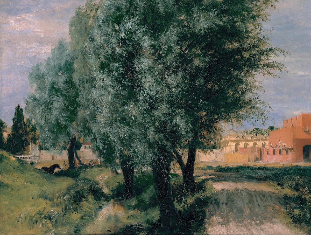 Building Site with Willows 1846