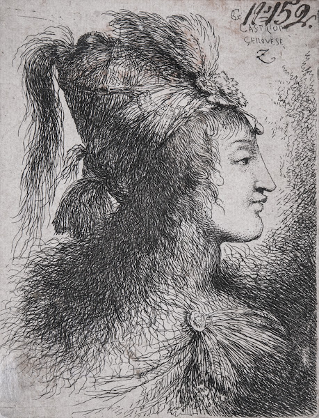 Young Man in Profile circa 1645 1650