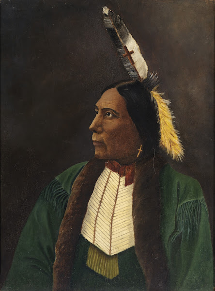 Portrait of an American Indian ca 1900