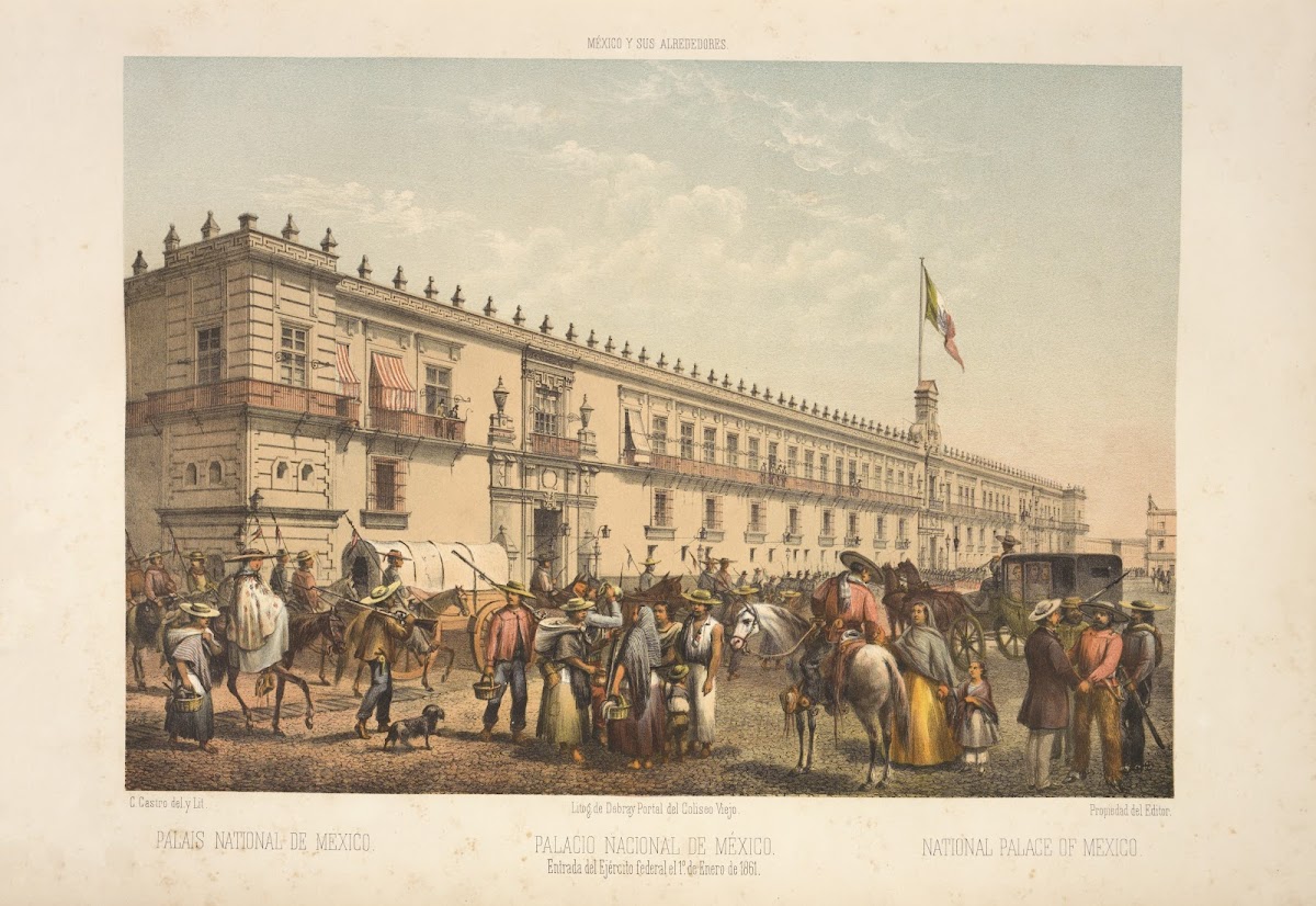 National Palace of Mexico 1869