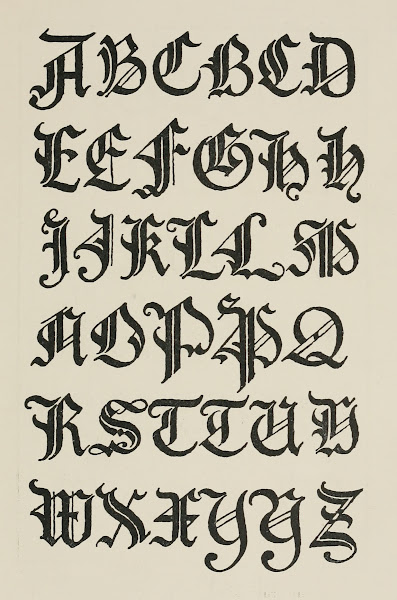German Gothic Capitals 2 1902