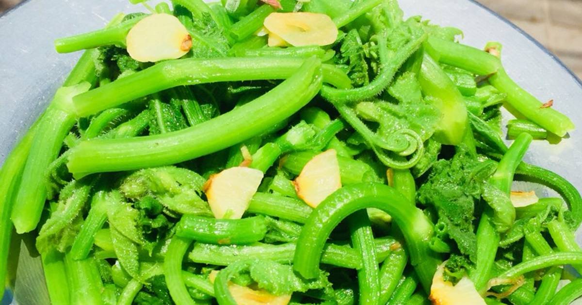 Đọt bí xào tỏi