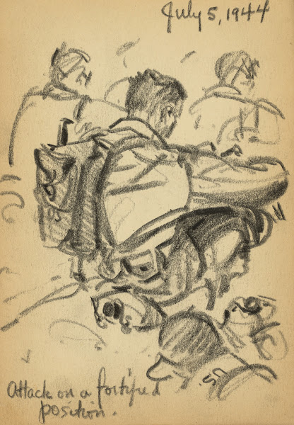 Attack on a fortified position 1944