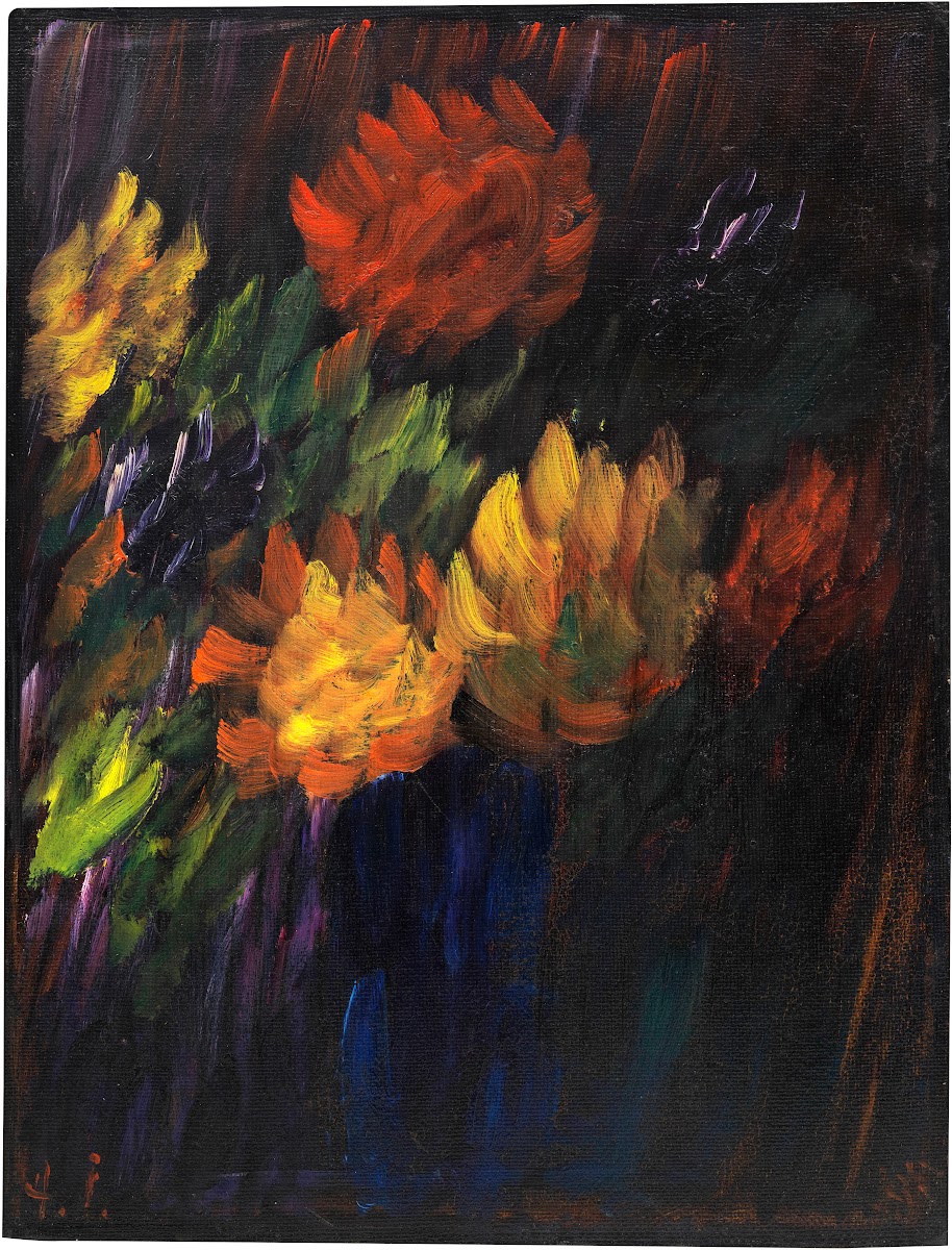 Grosses Stilleben Chrysanthemen 1937