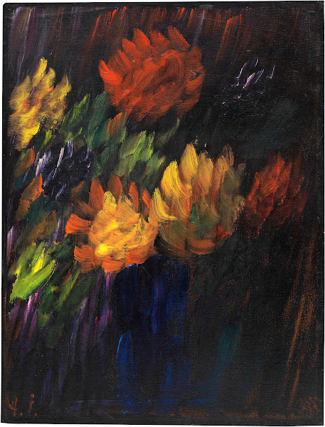 Grosses Stilleben Chrysanthemen 1937