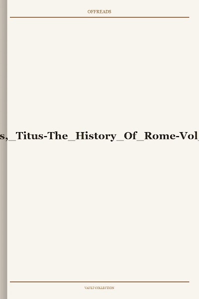 Livius, Titus-The History Of Rome-Vol 4