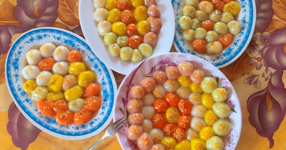 Bánh chông chênh ngũ sắc