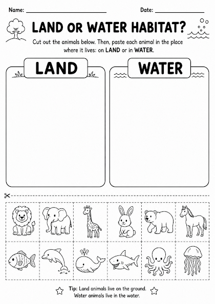 Land or Water Habitat?