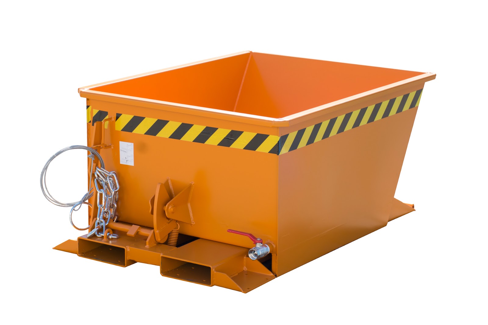 Spaander-kiepcontainer SGU-RZ 30, gelakt, Geeloranje