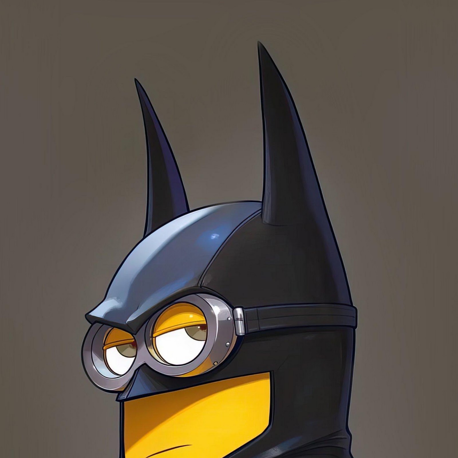 Download Batman Minion Digital Illustration 2K iPhone