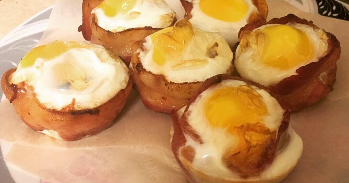 Bacon trứng nướng