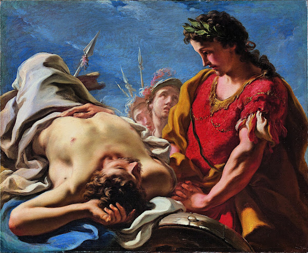 Alexander at the Corpse of the Dead Darius 1708