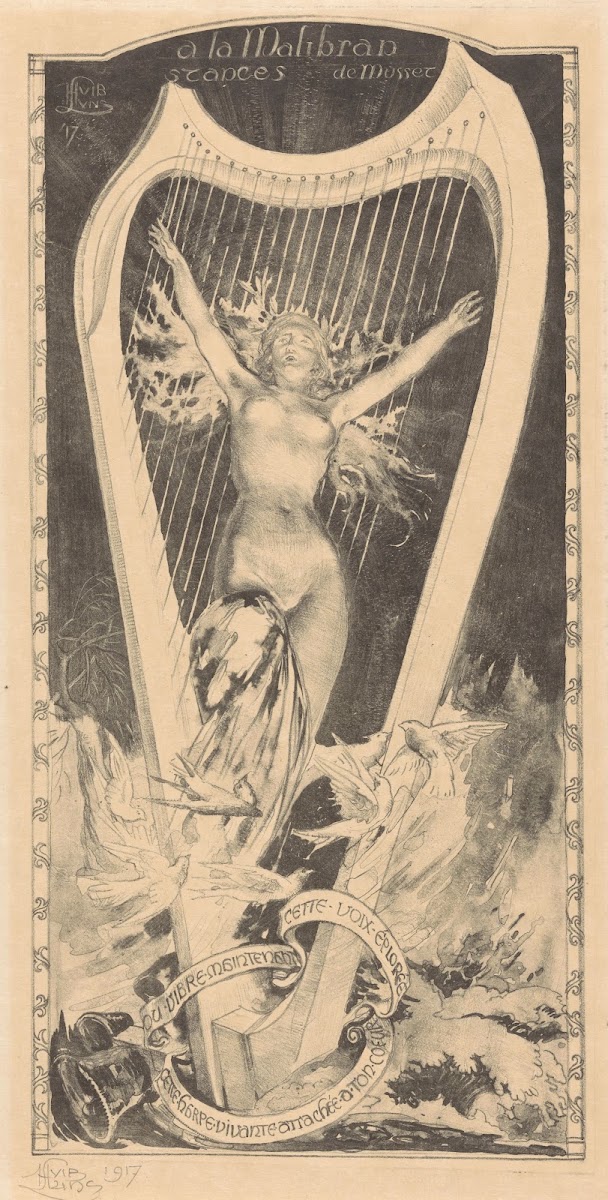 Maria Malibran voor harp 1917