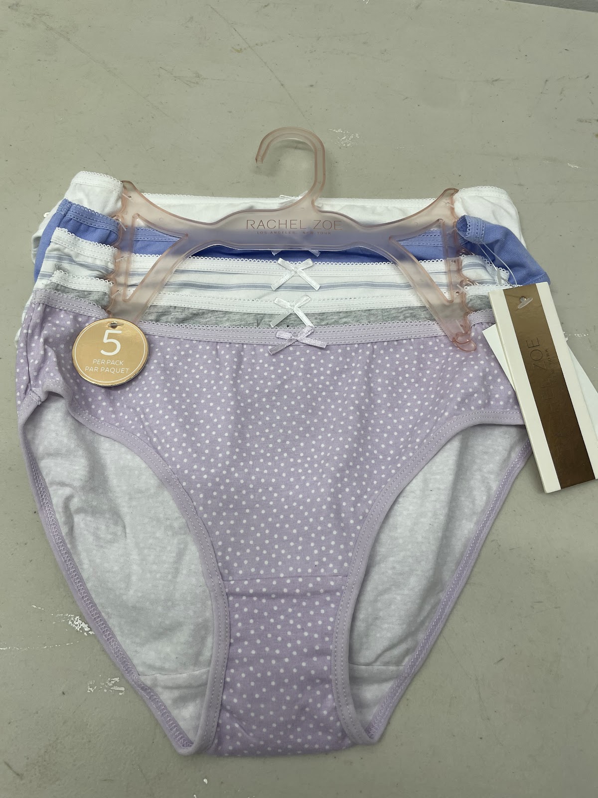 Rachel Zoe Undies 5pack L #2141