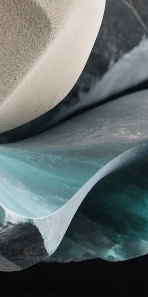 Abstract, Water, Stone, Sand 4K Wallpaper Background