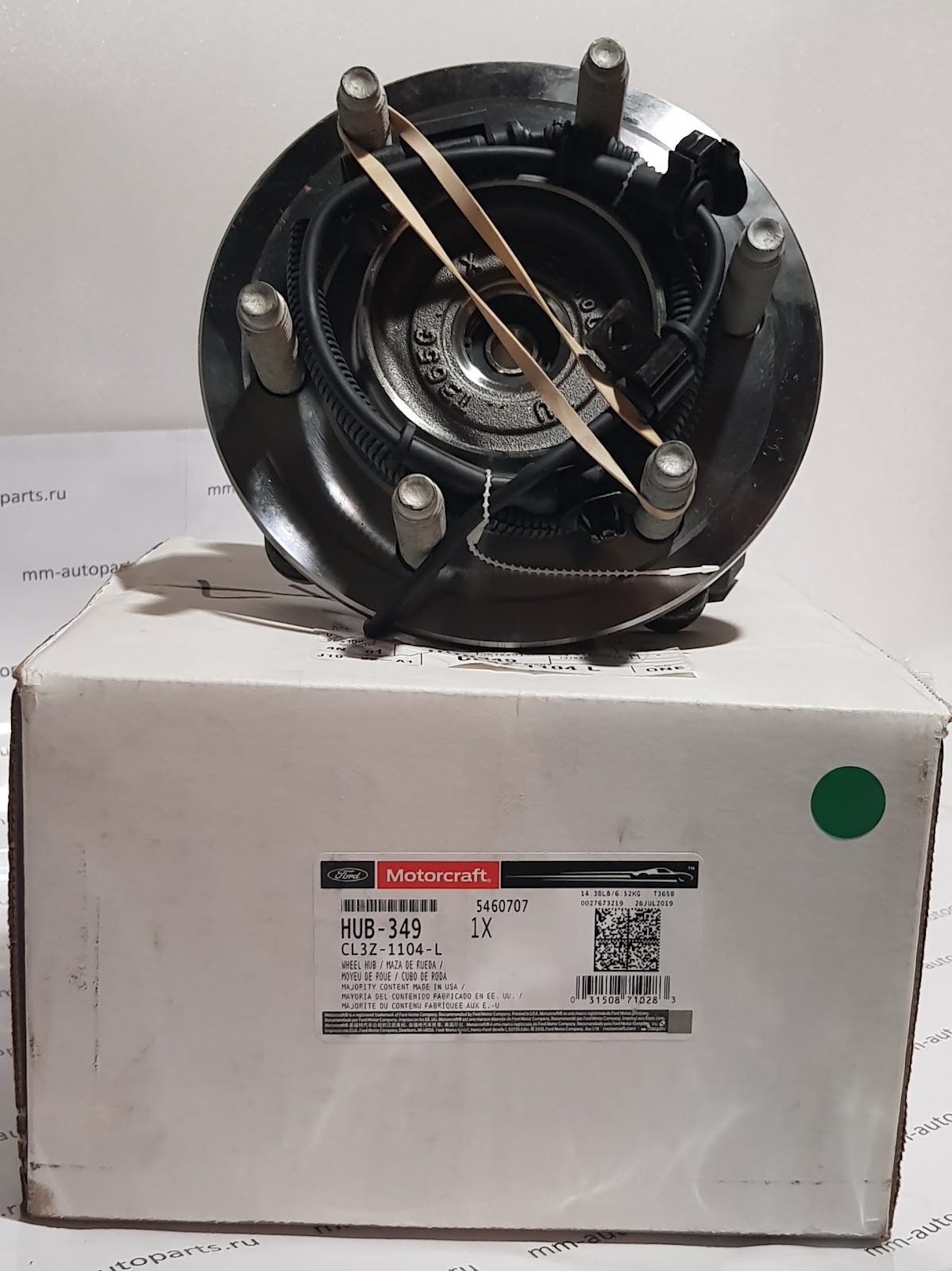 Ступица переднего колеса в сборе с подшипником Ford  #CL3Z1104L (HUB349 для 09-14 Ford Raptor