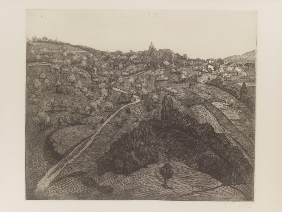 Vue de Belmont près de Lausanne 1913