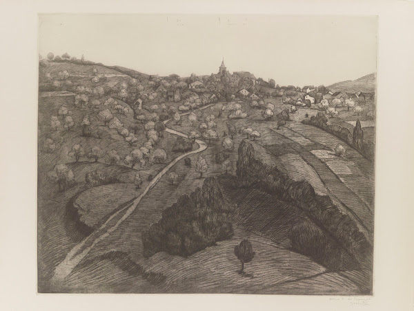 Vue de Belmont près de Lausanne 1913