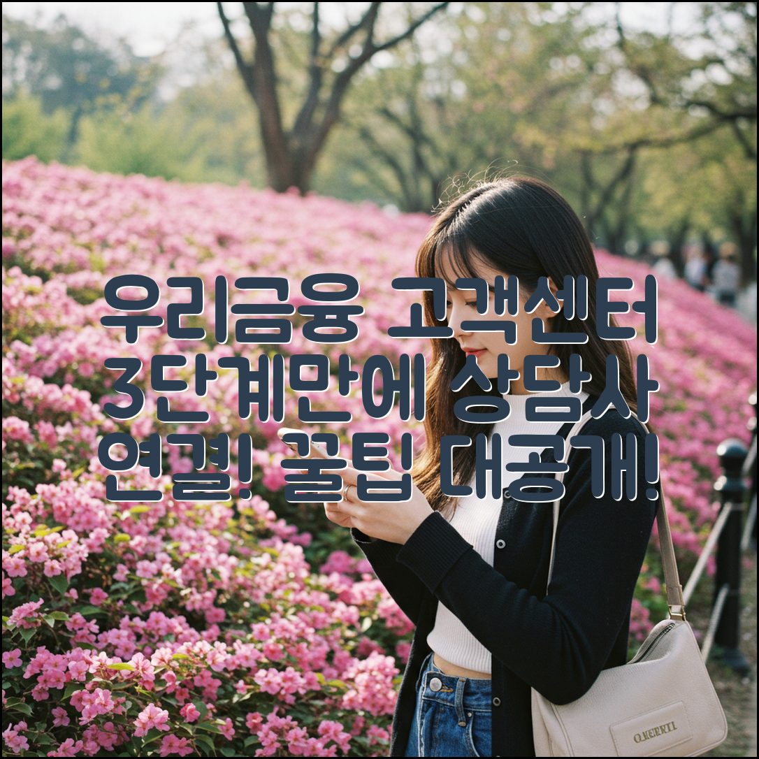 우리금융캐피탈 고객센터 전화번호: 3단계 상담사 연결 꿀팁!