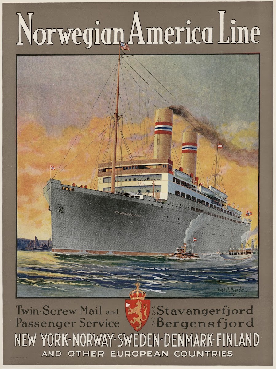 Norwegian America Line 1924