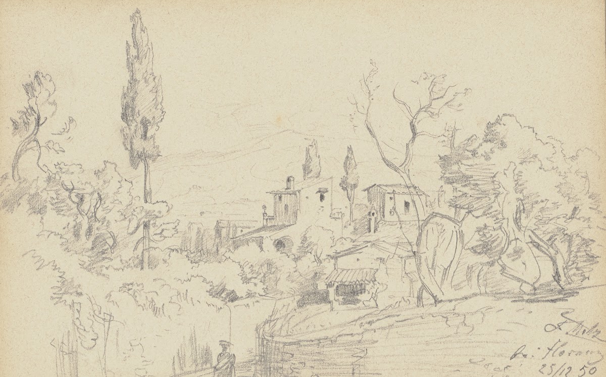 Landscape near Florence 1850