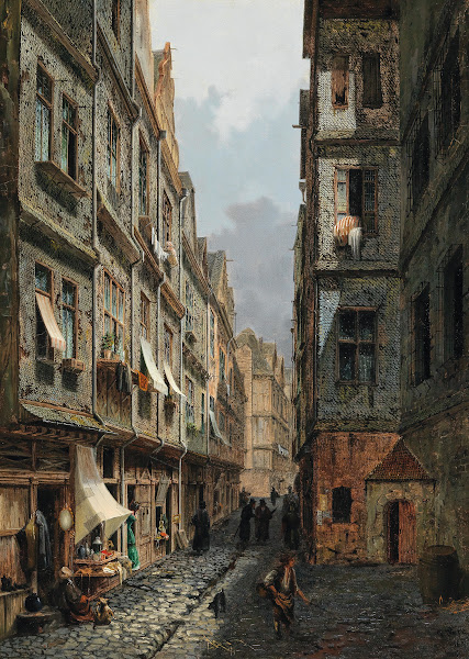 The Judengasse in Frankfurt am Main 1865