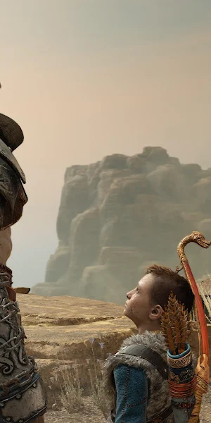 God Of War, Kratos, Atreus, Playstation 4K Wallpaper Background