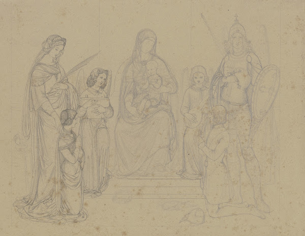 Madonna mit dem Heiligen Georg der Heiligen Agnes sowie einem Stifter und dessen