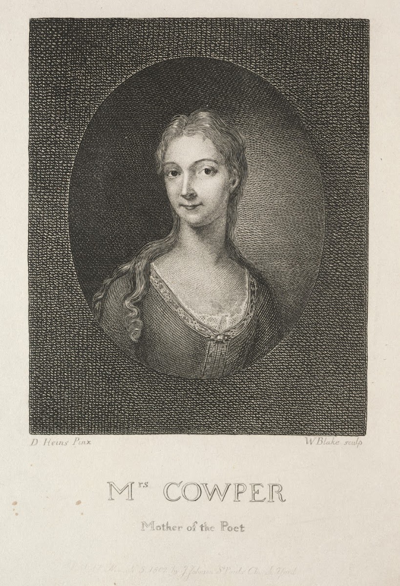 Mrs Cowper Mother of the Poet 1802
