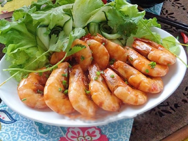 Tôm Rim Chua Ngọt